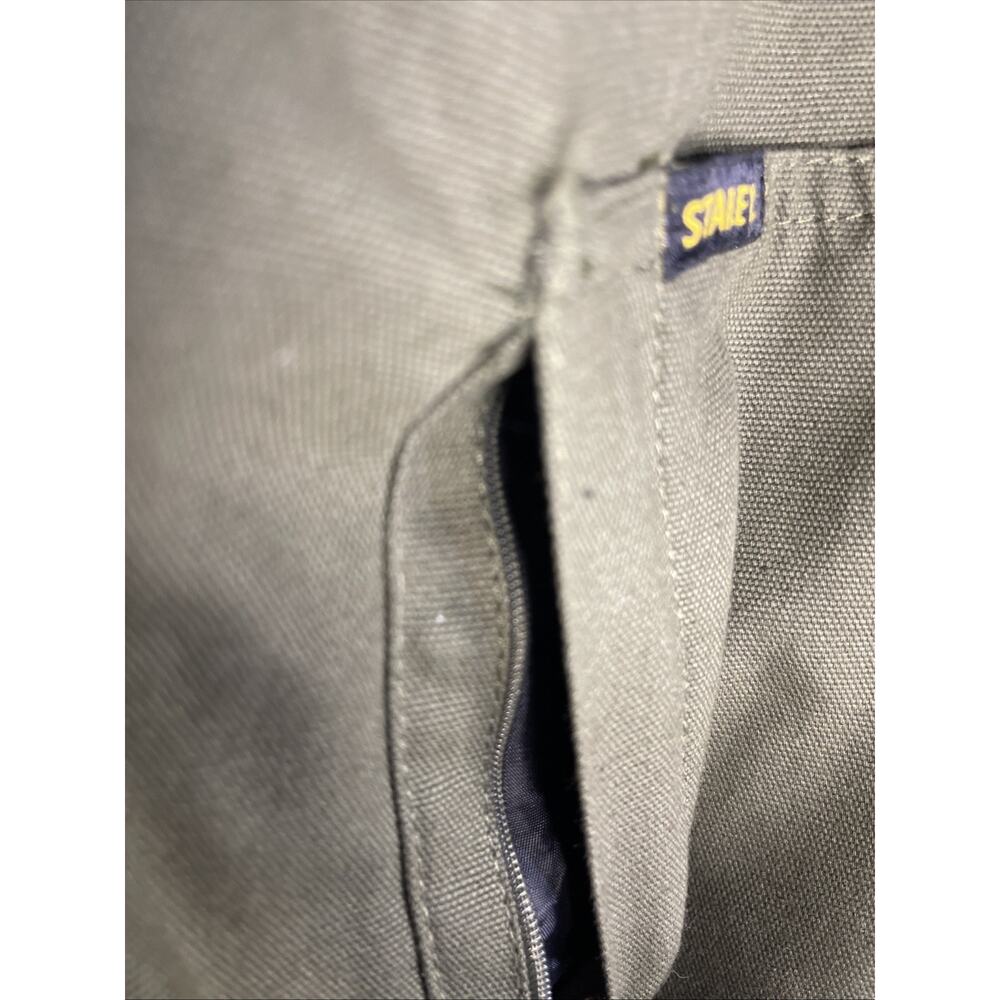 Stanley Canvas Heavy Duty Work Jacket Blanket Interior Size Large - Picture 6 of 10